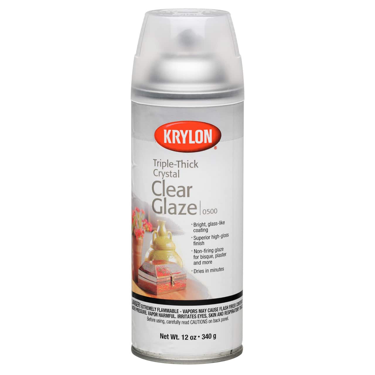 8 Pack: Krylon® Triple-Thick Crystal Clear Glaze